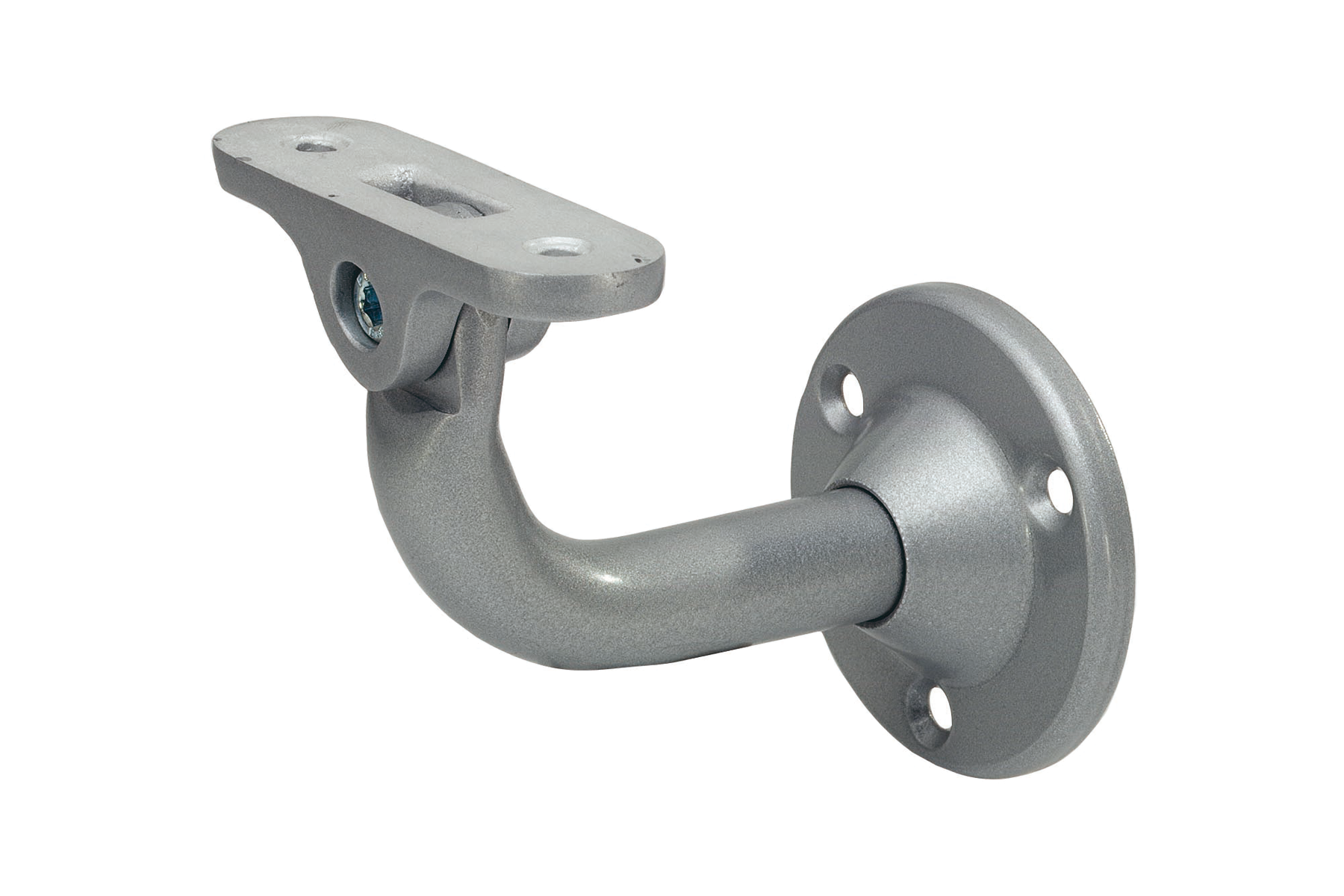 KWS Handrail support 4514 in finish 02 (steel, silver stove-enamelled)
